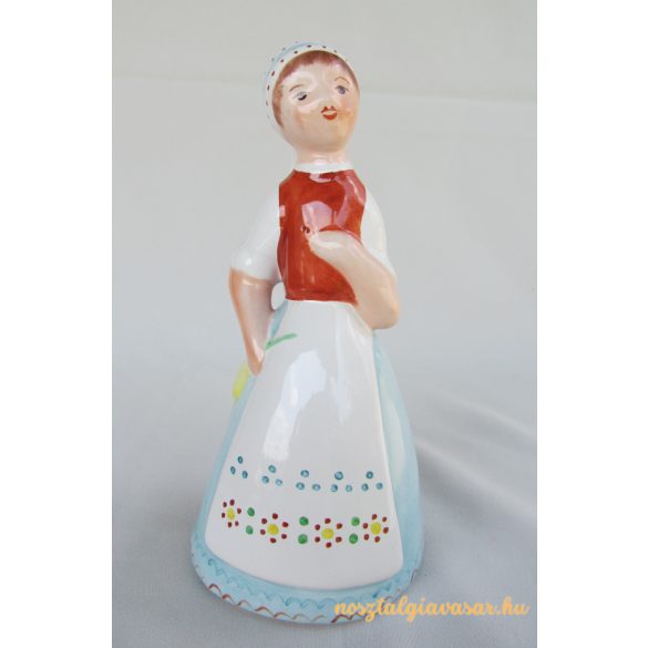 Lány kerámia figura