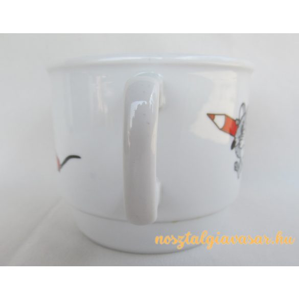 Egérkés porcelán bögre