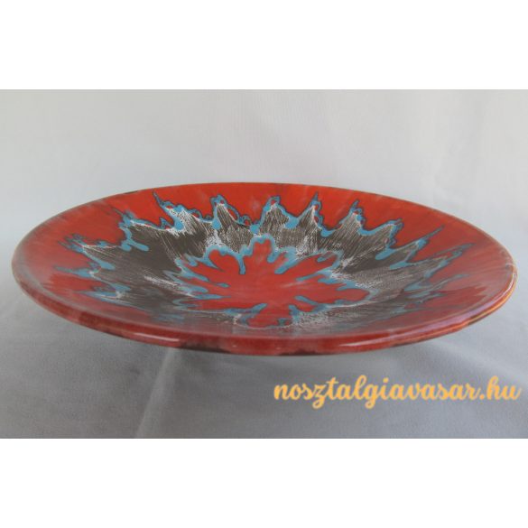 Retró kerámia fali tál