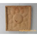 Virág kerámia fali dísz