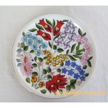 Kalocsai porcelán dísztányér