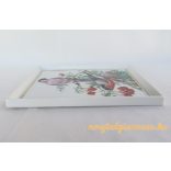 Madaras porcelán fali dísz