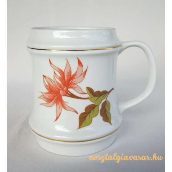 Hollóházi porcelán korsó